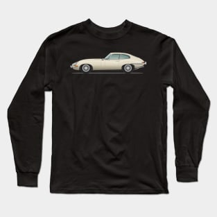 Jaguar E Type Fixed Head Coupe Old English White Long Sleeve T-Shirt